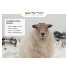 Woolwarmers POS materiaal