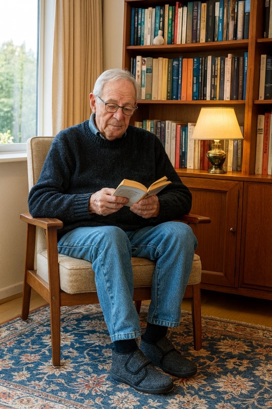 Neles Pantoffel Klitband Scheerwol gevoerd 205L (WEEKAANBIEDING!) 3 / 4