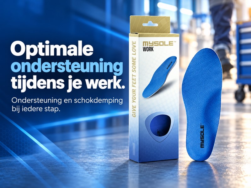 MySole Work Shockabsorption Inlegzool (WEEKAANBIEDING!) 5 / 6