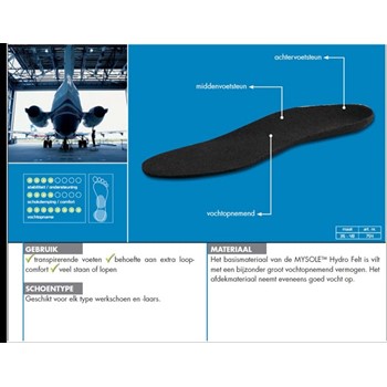 MySole Hydrofelt Inlegzool 2 / 2