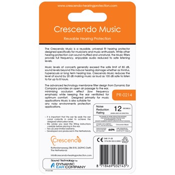 Import Crescendo Oordopjes Music 20 PR-0214 2 / 6