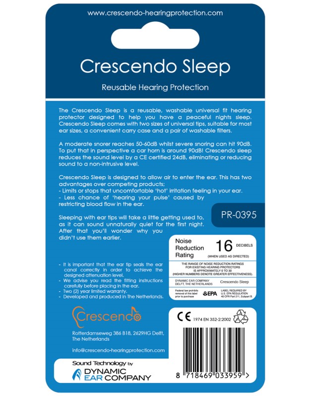 Import Crescendo Oordopjes Sleep 25 2 / 6