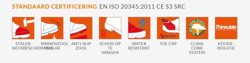 No Risk Nasa Hoog 1017.02 Metaalvrij S3 3 / 3