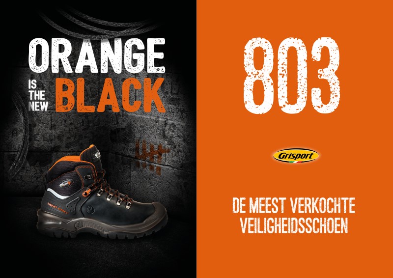 Grisport Safety 803 L / 33147  S3 Oranje/Zwart 4 / 5