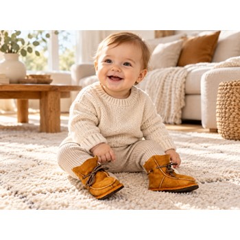 Bernardino Babyslofjes Lamsvel Stappertjes 915A 4 / 6