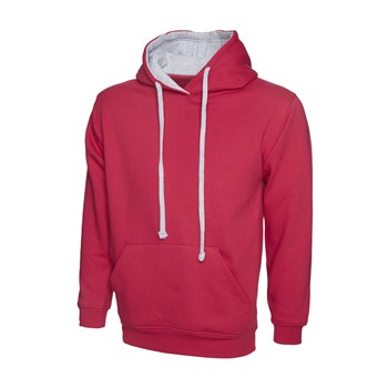 Uneek Contrast Hooded Sweatshirt UC507 1 / 6