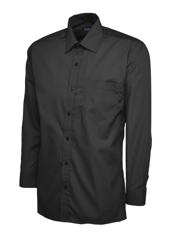 Uneek Heren Poplin Shirt UC709 2 / 6