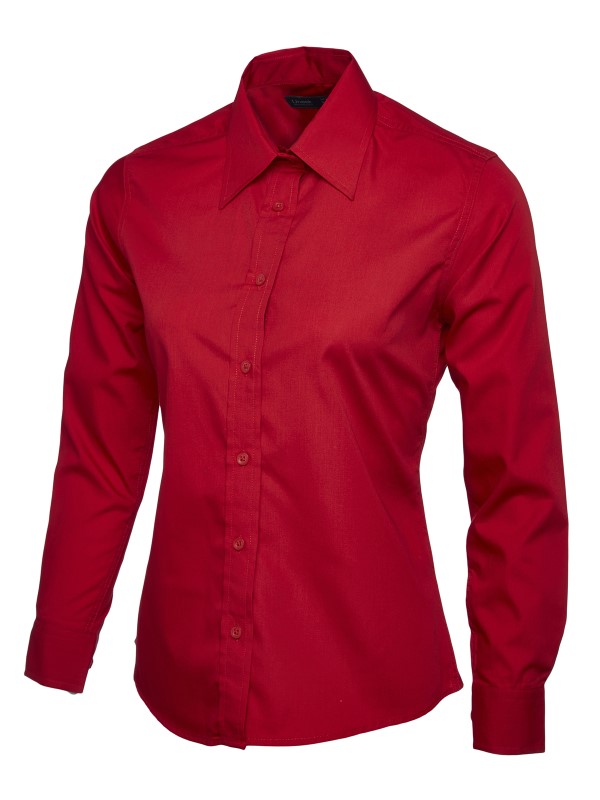 Uneek Dames Poplin Shirt UC711 3 / 6