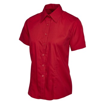 Uneek Dames Poplin Shirt Korte Mouw UC712 2 / 6