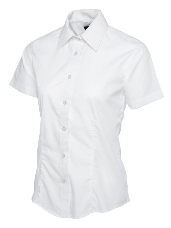 Uneek Dames Poplin Shirt Korte Mouw UC712 6 / 6