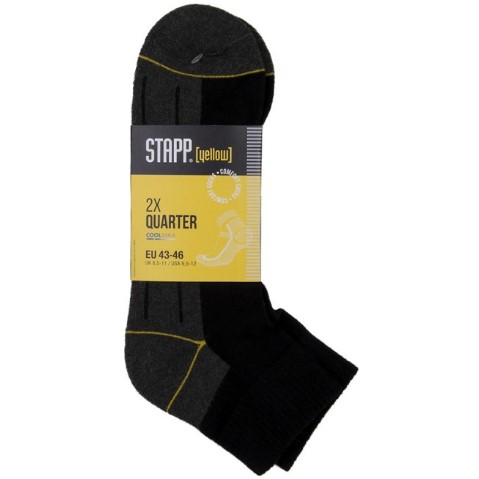 Stapp Yellow Quarter 2-Pack Sokken 4435 1 / 3