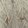 Pure Wool Vest lang Sharon WJK-1709 Ecru 3 / 6