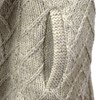 Pure Wool Vest lang Sharon WJK-1709 Ecru 4 / 6