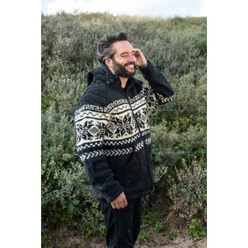 Pure Wool Vest Jan WJK-1301 Antraciet 3 / 5