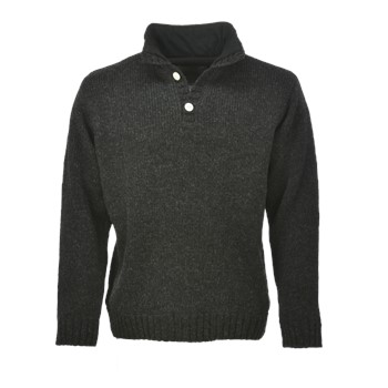 Pure Wool Trui Brian MNL-1701 Antraciet 1 / 5