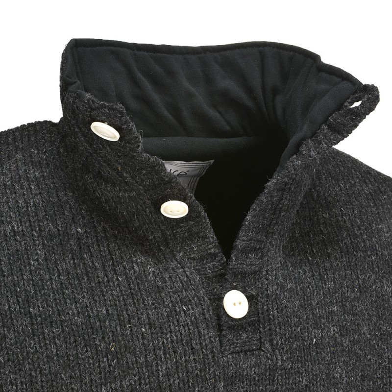 Pure Wool Trui Brian MNL-1701 Antraciet 5 / 5