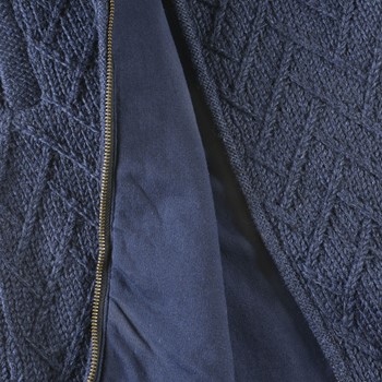 Pure Wool Vest lang Sharon WJK-1709 Marine 3 / 6