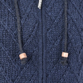 Pure Wool Vest lang Sharon WJK-1709 Marine 4 / 6
