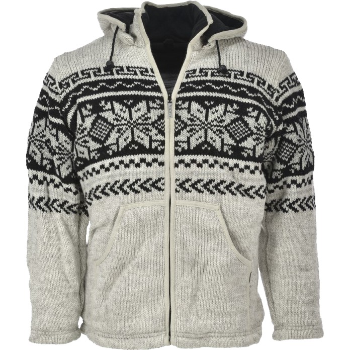Pure Wool Vest Jan WJK-1301 Ecru 1 / 5