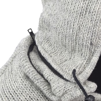 Pure Wool Vest Jan WJK-1301 Ecru 3 / 5