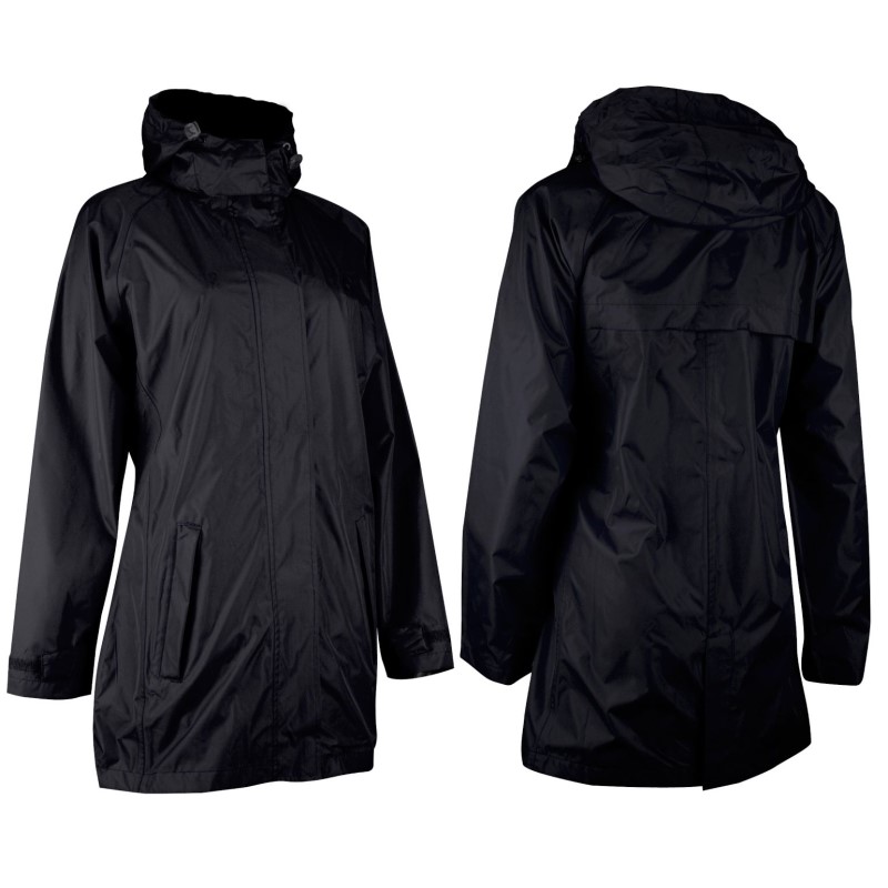 Deluxe Lange Regenjas Dames 43NL Zwart/Aqua  5 / 5