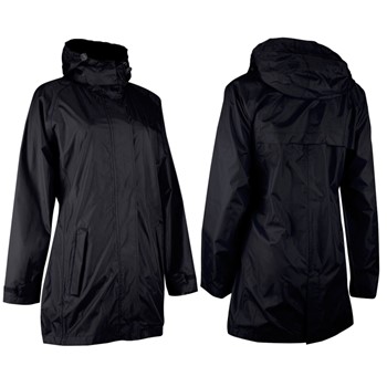 Deluxe Lange Regenjas Dames 43NL Zwart/Aqua  5 / 5