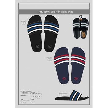 XQ Heren Sauna Slipper Printed 000121994003 5 / 6