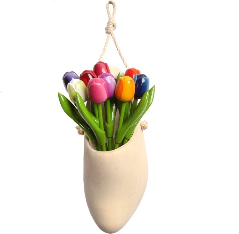 Nijhuis Houten Muurklomp Met 9 Tulpen 770 1 / 1