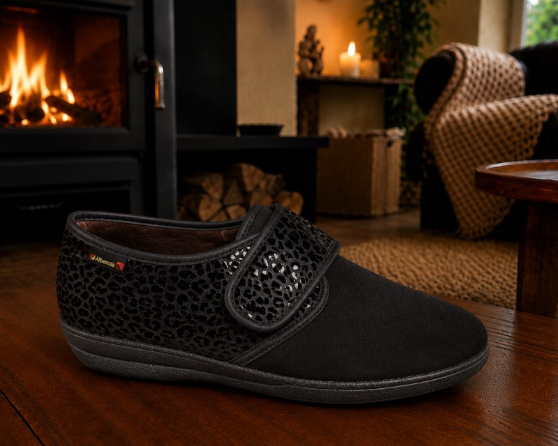 Alberola Stretch Pantoffel Met Klittenband 411581 2 / 2