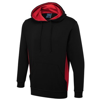 Uneek Two Tone Hooded Sweatshirt UC517 2 / 5