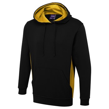 Uneek Two Tone Hooded Sweatshirt UC517 3 / 5