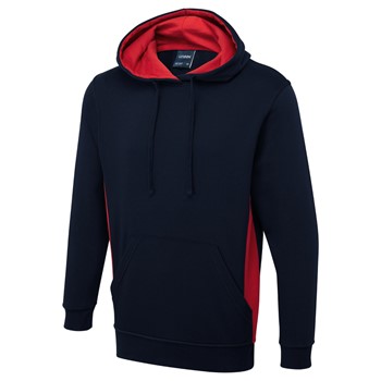 Uneek Two Tone Hooded Sweatshirt UC517 5 / 5