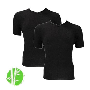Bamboo T-shirts V-hals 2-pack 000161557000 (Verbouwing) 2 / 4