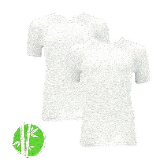 Bamboo T-shirts V-hals 2-pack 000161557000 (Verbouwing) 4 / 4