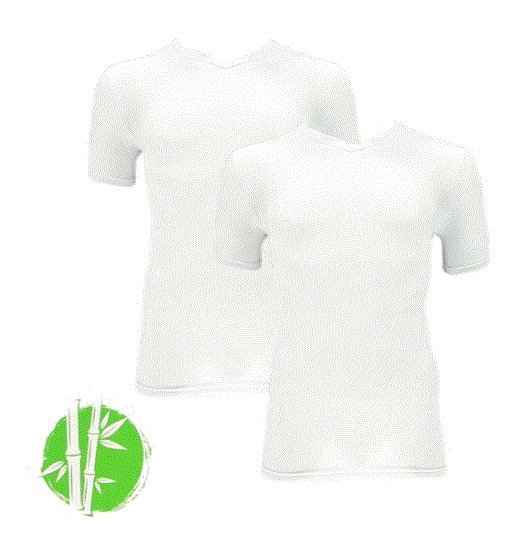 Bamboo T-shirts V-hals 2-pack 000161557000 4 / 4