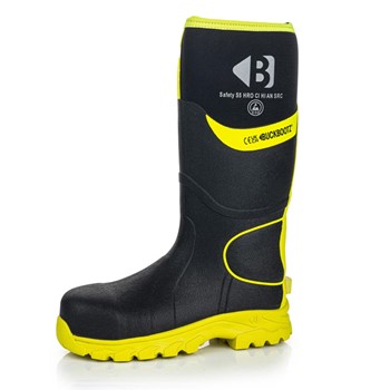 BuckBootz Laars BBZ8000 S5 Zwart/Geel 4 / 6