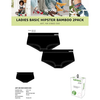 Bamboo Dames Hipster 000161800000 1 / 3