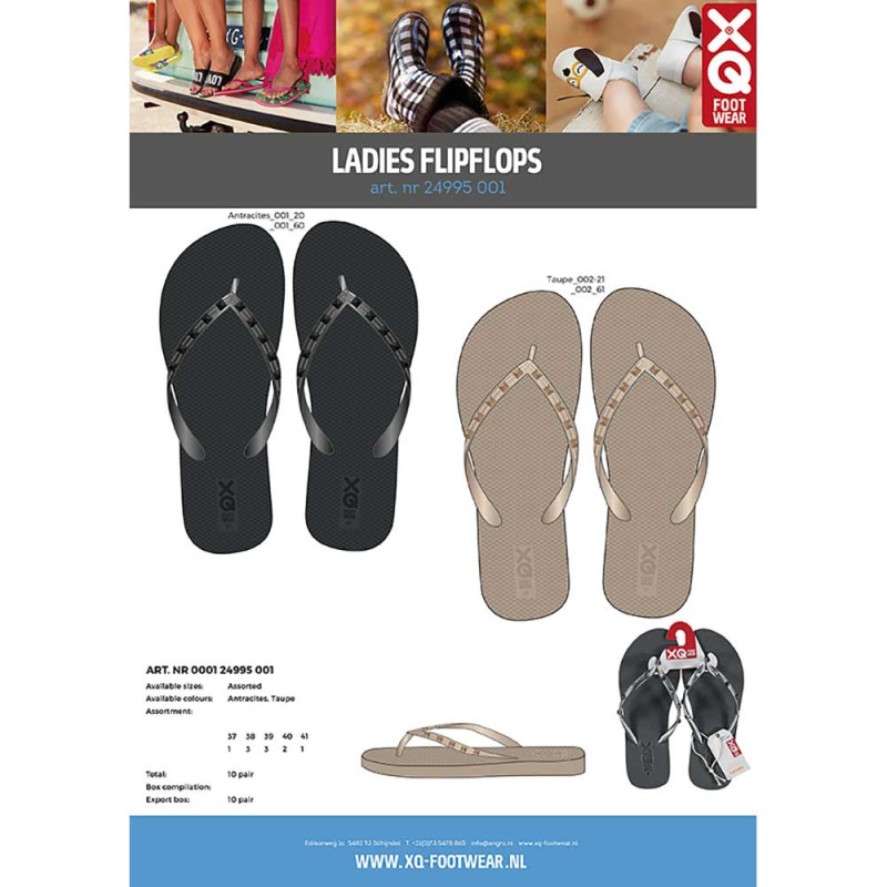 XQ Dames Teenslippers 000124995001 4 / 6