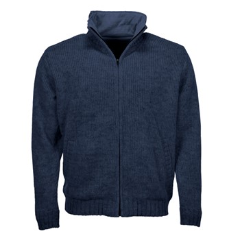 Pure Wool Vest Pascal MNL-1703 Marine 1 / 3