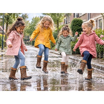 XQ Meisjes Rubberenlaars 000133886101 met fleecevoering (WEEKAANBIEDING!) 5 / 5
