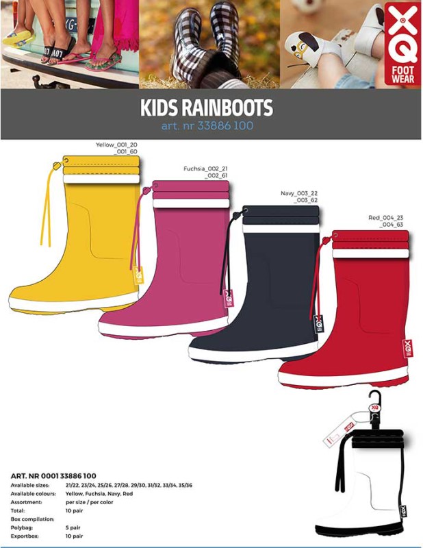 XQ Kids Regenboots 000133886100 6 / 6