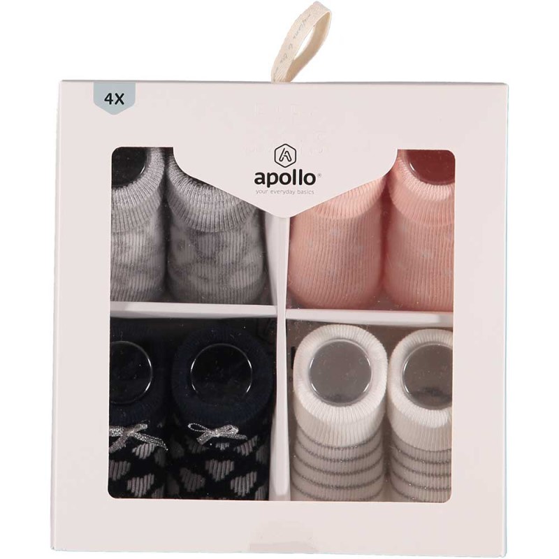 Apollo New Born Socks 4-Pack 000161410008 2 / 3