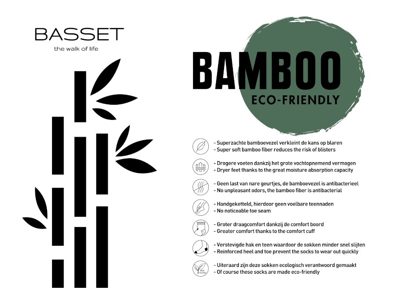 Bamboo Dames Heren Kniekousen 2-pack 31030 4 / 4