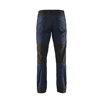 Blåkläder Service werkbroek met stretch 14561845 Donker marineblauw/Zwart 2 / 2