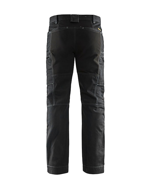 Blåkläder Service werkbroek denim stretch 14591142 Zwart 2 / 2