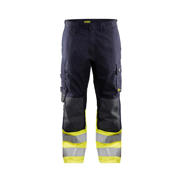 Blåkläder Multinorm werkbroek Inherent 14881512 Marine/High-Vis Geel 1 / 2