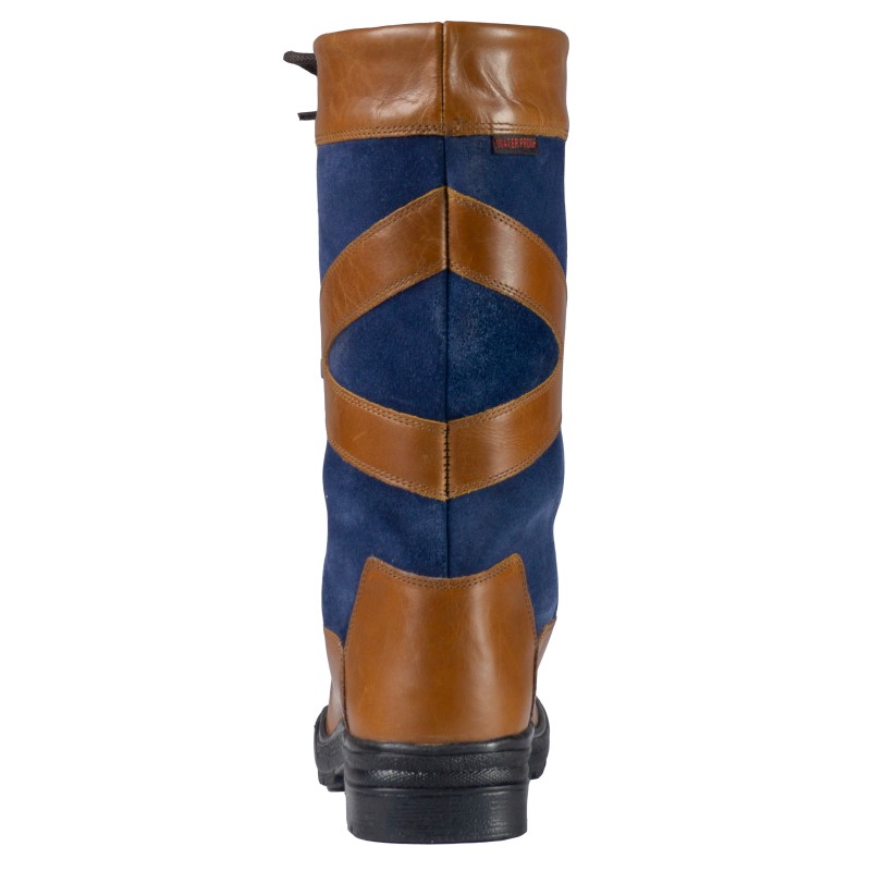 Horka Leren Laars Greenwich Gevoerd 146270 Cognac/Blauw 5 / 5