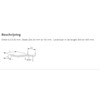 Dubbele haak met brug KH83 (30cm) 2 / 2