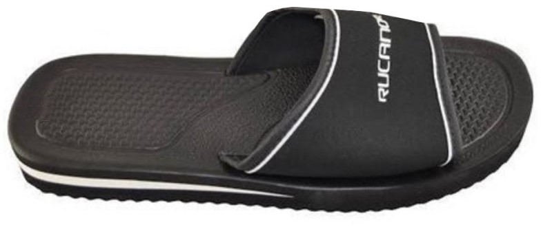 Rucanor Santorini Sauna Slipper vaste band 22382-203 Zwart 2 / 4