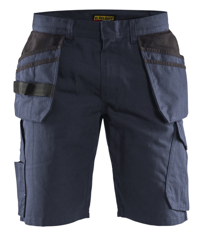 Blåkläder Service short met spijkerzakken 14941330 Donker marineblauw/Zwart 1 / 6